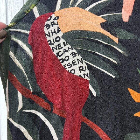 Farm Rio Animal Shirt - Military Forest - Picture 5 of 8